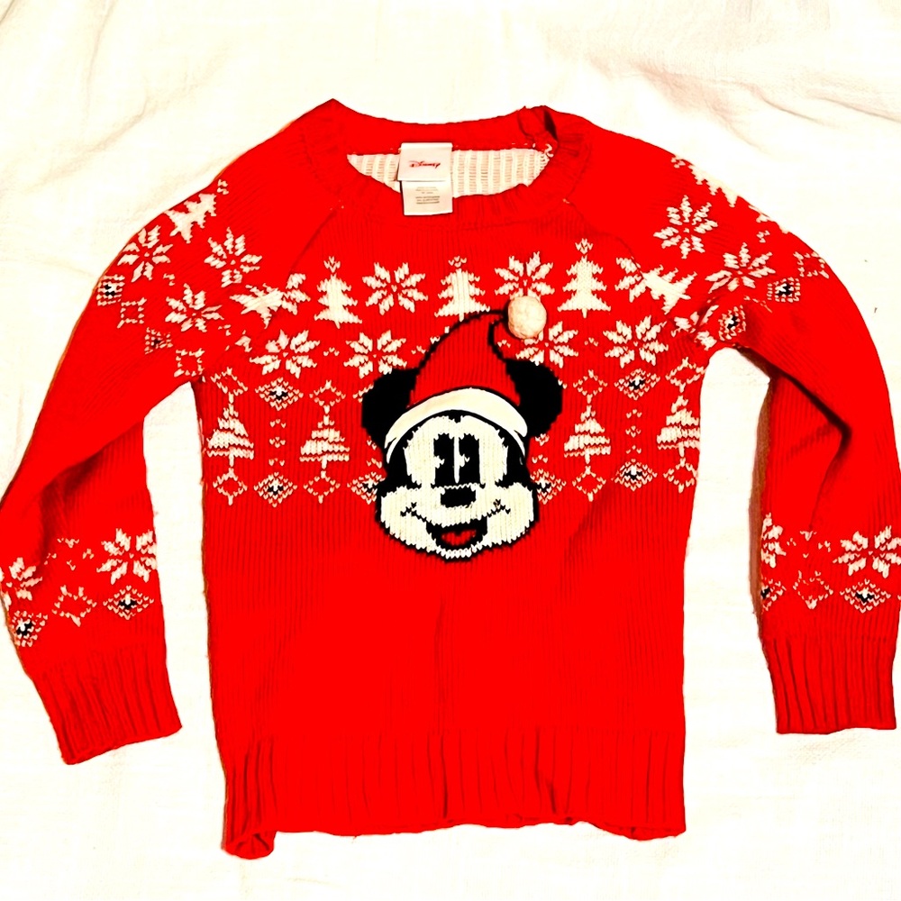 Mickey Mouse Christmas Sweater (Toddler 4T)